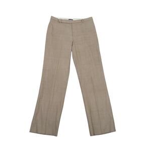 Vintage Y2K Gap tan brown wool blend low rise straight leg pants 8